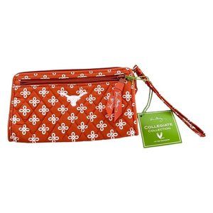 Vera Bradley University of Texas Longhorns Front Zip Wristlet